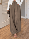 Soft Touch Şalvar Pantolon-Acı Kahve