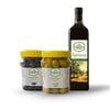 Natürel Sızma Zeytinyağı 1 L + 1 Kg Zeytin Paketi | Düşük Asidite, Yumuşak İçim, Doğal Fermente