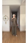 Fırfır Detaylı Pantolonlu Takım 1035