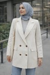 Keten Blazer Ceket - Ürün Kodu 1013