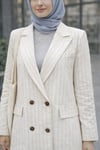 Keten Blazer Ceket - Ürün Kodu 1013