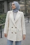 Keten Blazer Ceket - Ürün Kodu 1013