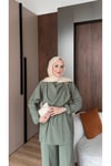 Şal Detaylı Takım - 1044