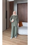Şal Detaylı Takım - 1044