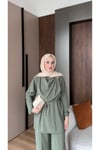 Şal Detaylı Takım - 1044