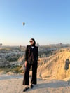 Taş Detaylı Oyhso Takım-Siyah