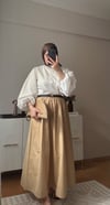 Poplin Etek | Lacivert