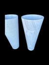 Bianco Carrara Ayaklı Mermer Lavabo - AMSK26020
