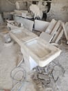 Bianco Carrara Çiftlik Tipi Mermer Evye - AMSK26004