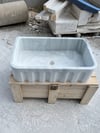 Bianco Carrara Çiftlik Tipi Mermer Evye - AMKC250002-1