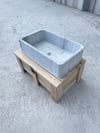 Bianco Carrara Çiftlik Tipi Mermer Evye - AMKC250002-1