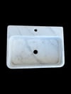 Bianco Carrara Duvar Tipi Mermer Lavabo - AMSK26016