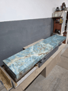 Bluetta Mavi Uzun Porselen Lavabo - AC26003