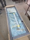 Bluetta Mavi Uzun Porselen Lavabo - AC26003