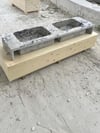 Calacatta Viola Çift Hazneli Mermer Lavabo - AMSK26006