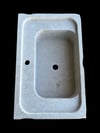 Doğal Traverten Geometrik Duvar Tipi Lavabo - AMSK26012