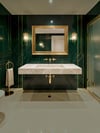 Fildişi Bej Uzun Porselen Lavabo - AC26004