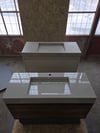 Fildişi Bej Uzun Porselen Lavabo - AC26004
