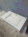 Fildişi Taş Görünümlü Porselen Lavabo - AC26010