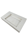 Fildişi Taş Görünümlü Porselen Lavabo - AC26010