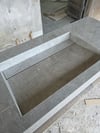 Gümüş Gri Uzun Porselen Lavabo - AC26002