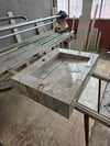 Roma Gri Altın Damarlı Porselen Lavabo - AC26013