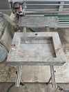 Roma Gri Altın Damarlı Porselen Lavabo - AC26013