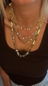 PUL KOLYE YAPRAK MODEL GOLD