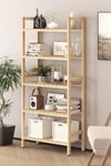 5 Katlı Ahşap Kitaplık 150*64*30