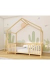 Design Bebek Ve Çocuk Karyolası Doğal Ahşap Yatak