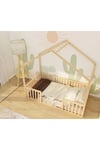 Montessori Bebek Ve Çocuk Karyolası Çatılı