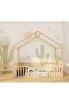 Montessori Bebek Ve Çocuk Karyolası Çatılı