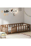 MONTESSORİ CEVİZ KAPILI ÇOCUK YATAĞI