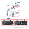 Passat (2011 - 2024) İle Uyumlu Direk Kaplaması Airbag Yazısı 3C0853437C 82V - 1K8853437 82V - 1K0853437B 82V - 5G0853437 82V