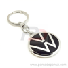 Volkswagen İle Uyumlu Yeni Nesil Metal Logo Anahtarlık - 37mm Çap - Özel Tasarım Gümüş Renk