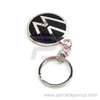 Volkswagen İle Uyumlu Yeni Nesil Metal Logo Anahtarlık - 37mm Çap - Özel Tasarım Gümüş Renk