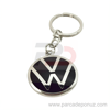 Volkswagen İle Uyumlu Yeni Nesil Metal Logo Anahtarlık - 37mm Çap - Özel Tasarım Gümüş Renk