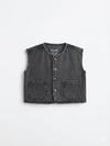 Antrasit Denim Yelek