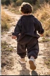 Antrasit Fitilli Kadife Gömlekli Takım
