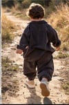 Antrasit Fitilli Kadife Gömlekli Takım