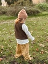 Asimetrik Damalı Relaxed Pantolon
