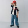 Etiket Detay Denim Pantolon