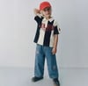 Etiket Detay Denim Pantolon