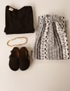 Etnik Desen Loose Fit Relaxed Pantolon