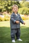 Füme Renk Oversize Çocuk Takım Elbise