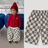 Gri Damalı Balon Pantolon
