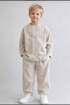 Keten Pile Pantolon Takım