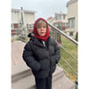 Kırmızı örgü bere