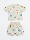 La’ciel Paris Zürafa 🦒 Baskılı Baby Set