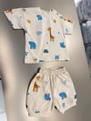 La’ciel Paris Zürafa 🦒 Baskılı Baby Set